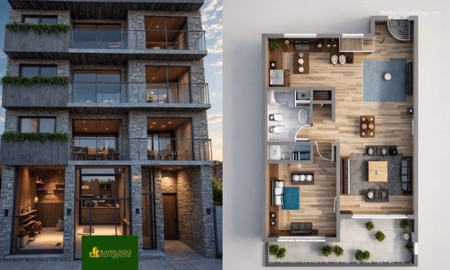 Frente de departamento en venta en Balcarce
